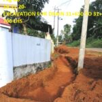 19.11.20-EXCAVATION FOR DRAIN 31+650 TO 31+700 LHS