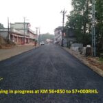 17.03.21-DBM Laying in progress at KM 56+850 to 57+000RHS.