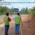 Package 8B-WMM top level checking at Ch.54+800 to 56+120LHS-31-03-2021