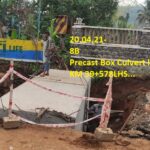 20.04.21-Precast Box Culvert laying in progress at KM 39+578LHS...