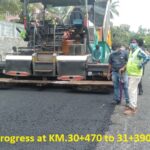 10.06.21-DBM Laying in progress at KM.30+470 to 31+390LHS