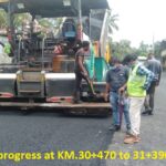 10.06.21-DBM Laying in progress at KM.30+470 to 31+390LHS.